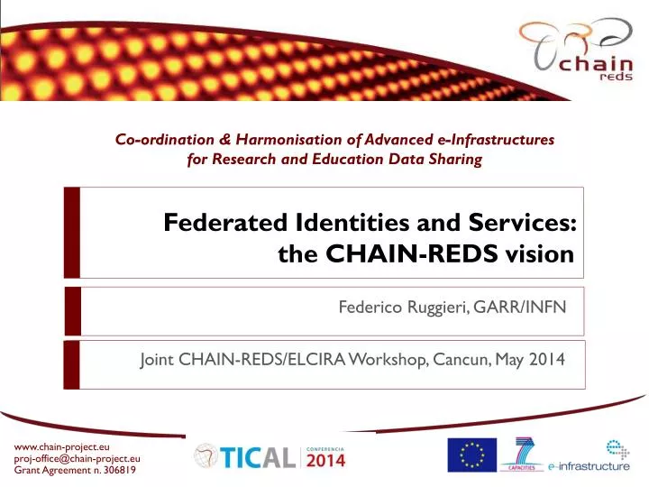 federated identities and services the chain reds vision