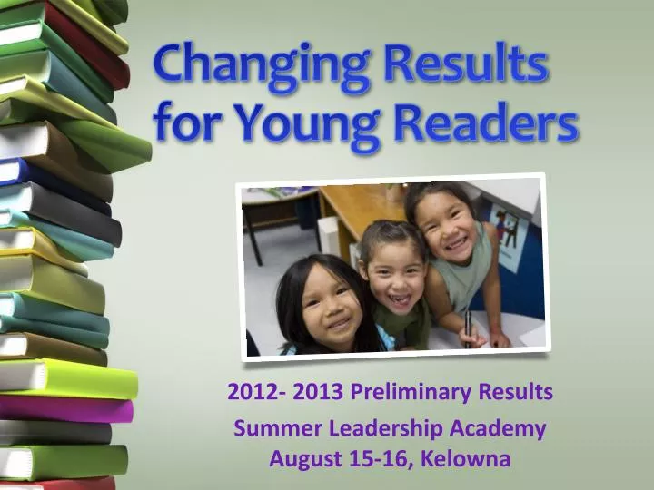changing results for young readers