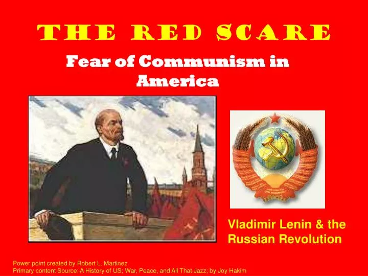 the red scare