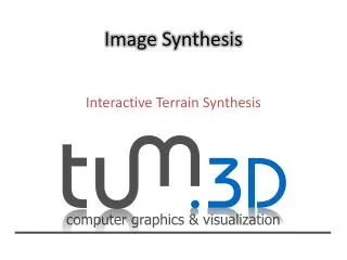 Image Synthesis