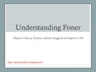 understanding foner