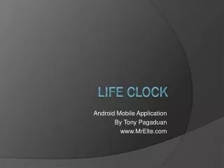 Life Clock