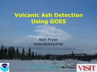 Volcanic Ash Detection Using GOES