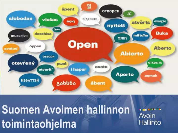 suomen avoimen hallinnon toimintaohjelma