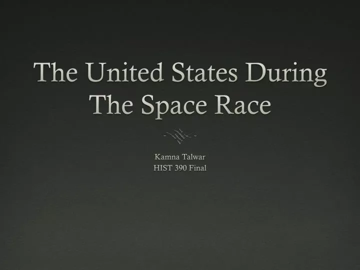 the united states during the space race