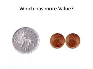 Which has more Value?