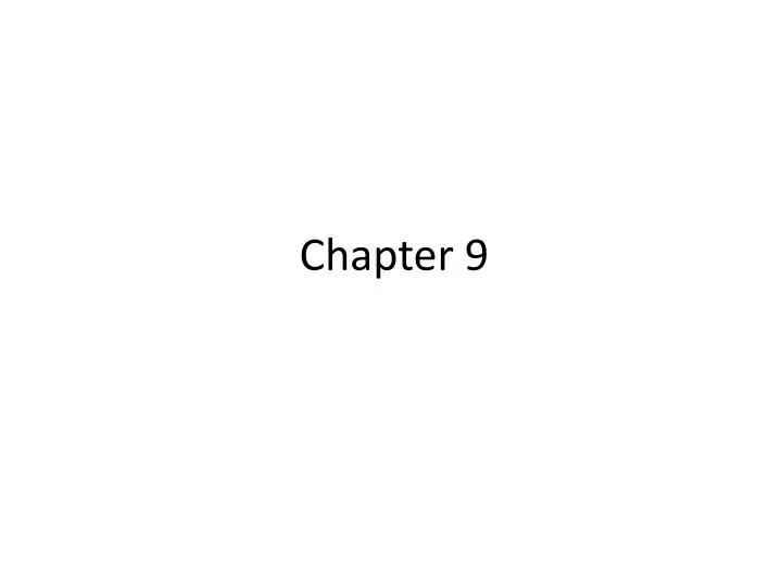 chapter 9