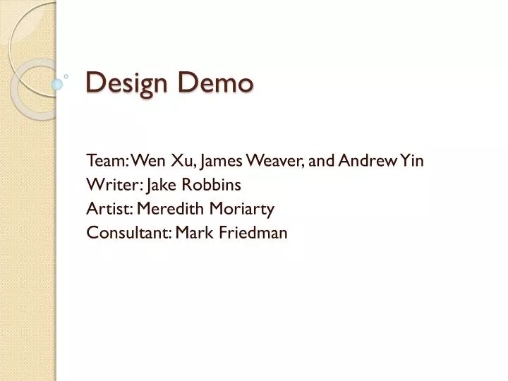 design demo