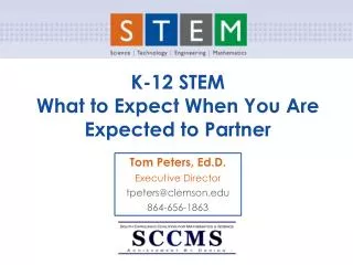 K-12 STEM What to Expect When You Are Expected to Partner
