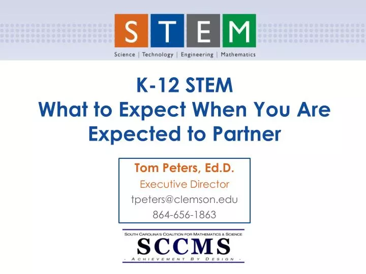 k 12 stem what to expect when you are expected to partner