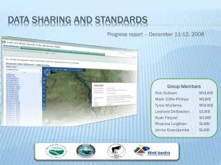 data sharing and standards