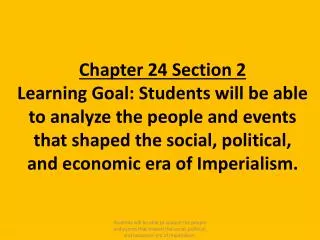 Chapter 24 Section 2