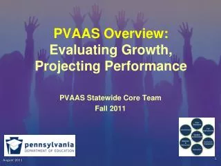 PVAAS Overview: Evaluating Growth, Projecting Performance