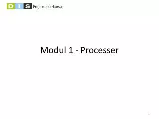 modul 1 processer