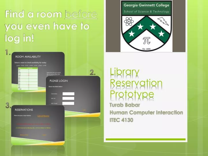 library reservation prototype