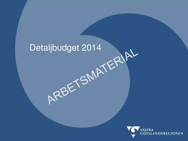 detaljbudget 2014