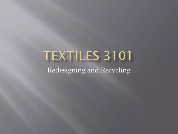 textiles 3101