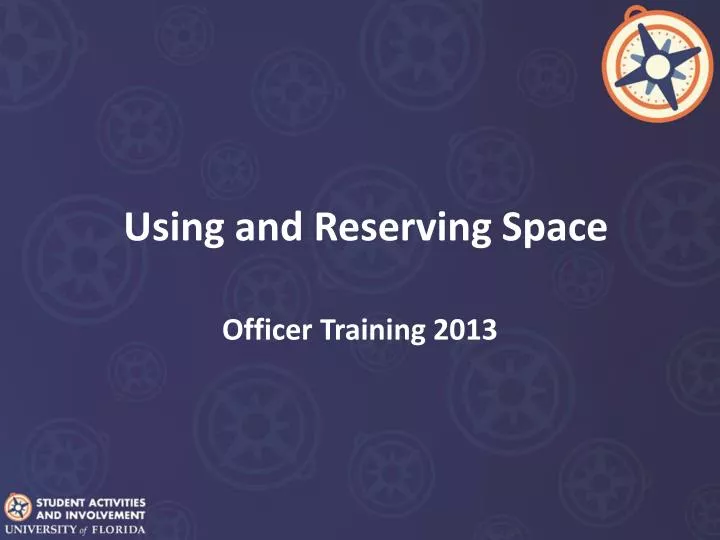using and reserving space