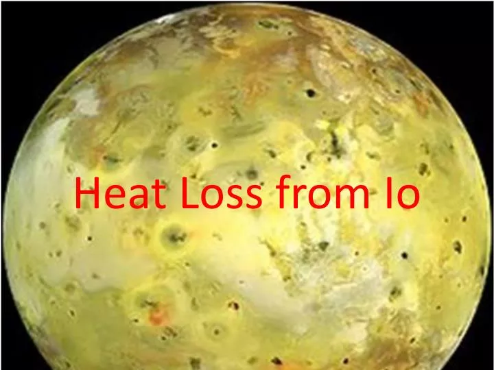 heat loss from io