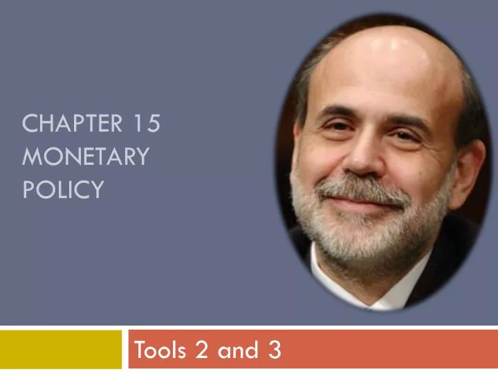 chapter 15 monetary policy