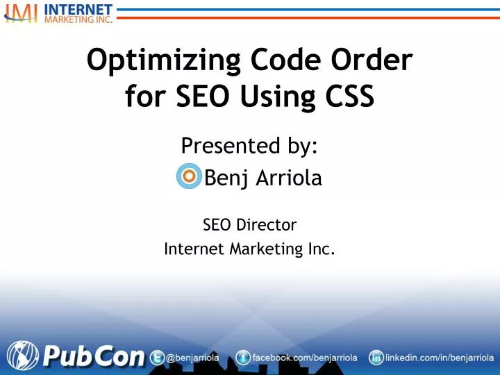 optimizing code order for seo using css