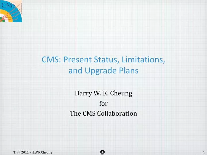 cms present status limitations and upgrade plans