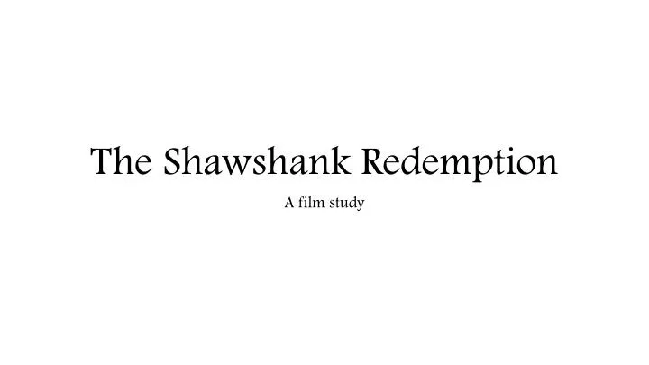 the shawshank redemption