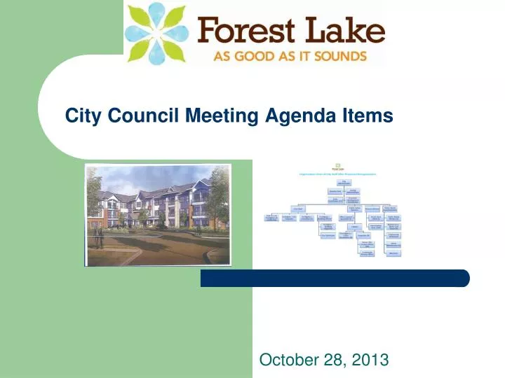 city council meeting agenda items