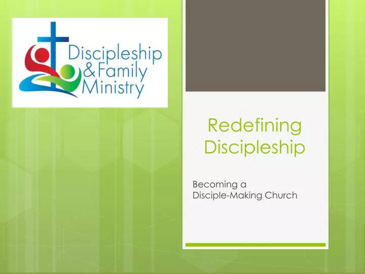 redefining discipleship