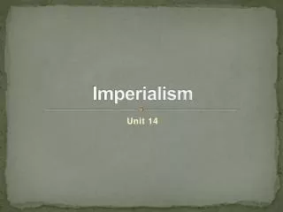 Imperialism