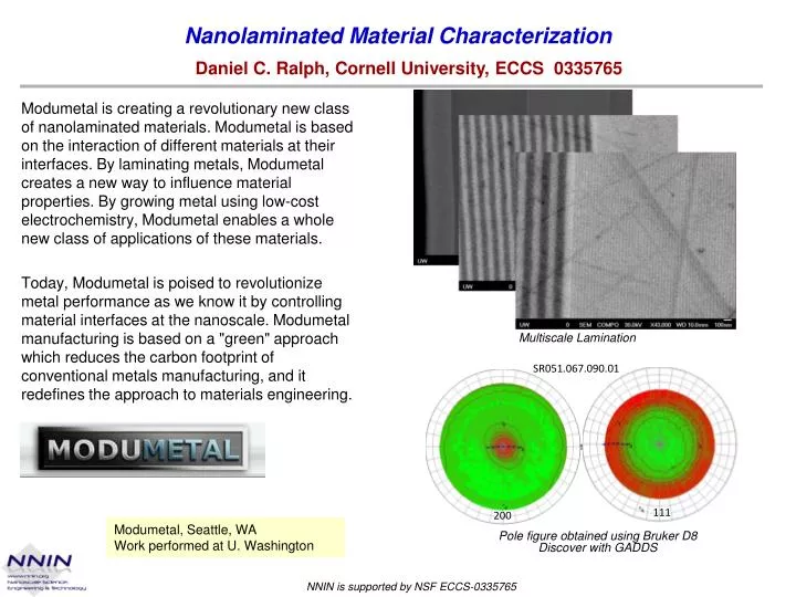 nanolaminated material characterization