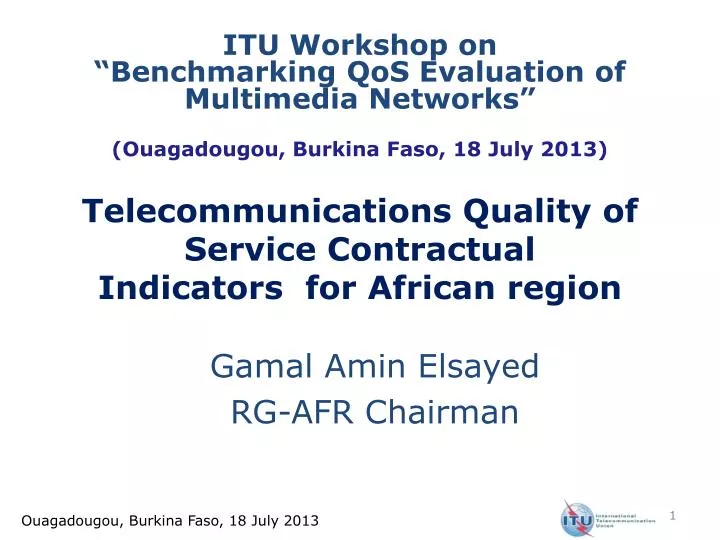 telecommunications quality of service contractual indicators for african region