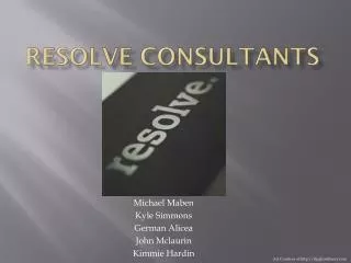 Resolve Consultants