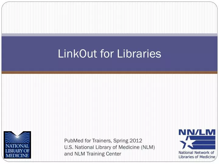 linkout for libraries
