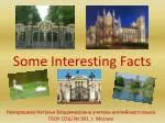 Some Interesting Facts - slide 1
