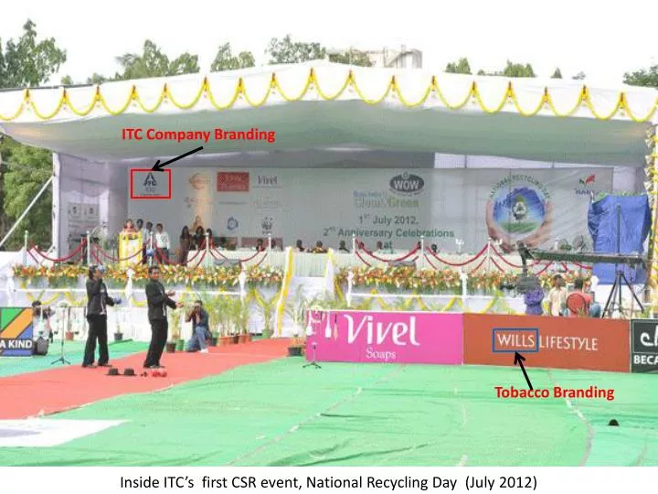 inside itc s first csr event national recycling day july 2012