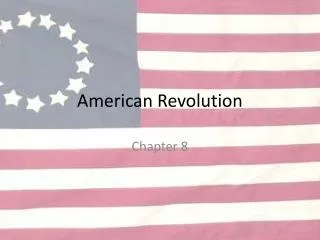 American Revolution