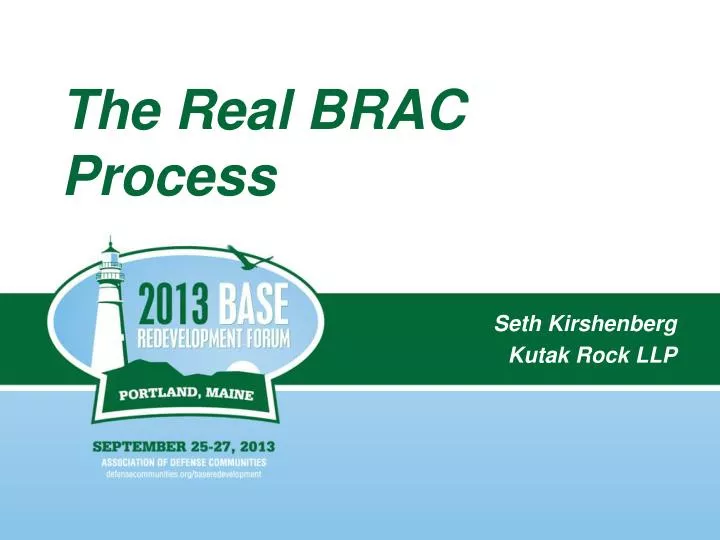 the real brac process