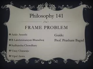 Frame Problem