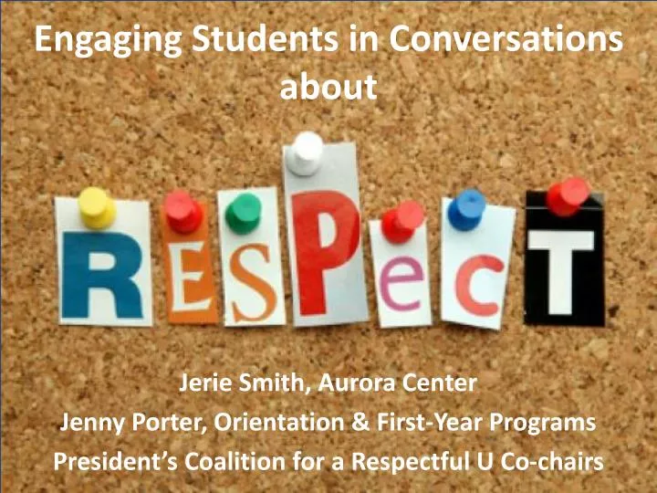 engaging students in conversations about