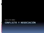 Conflicto y Negociación - slide 1