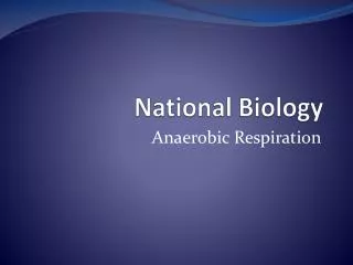 National Biology