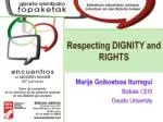Respecting DIGNITY and RIGHTS - slide 1