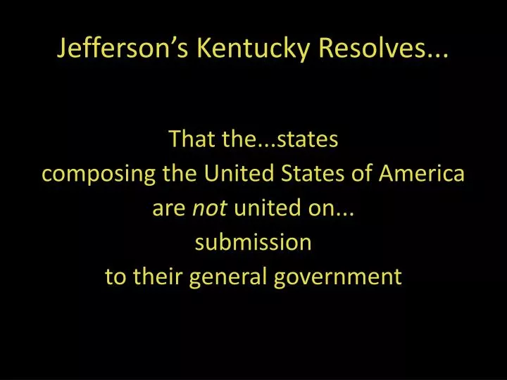 jefferson s kentucky resolves