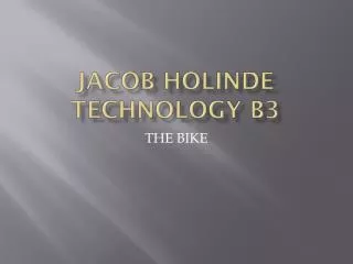 Jacob Holinde technology b3
