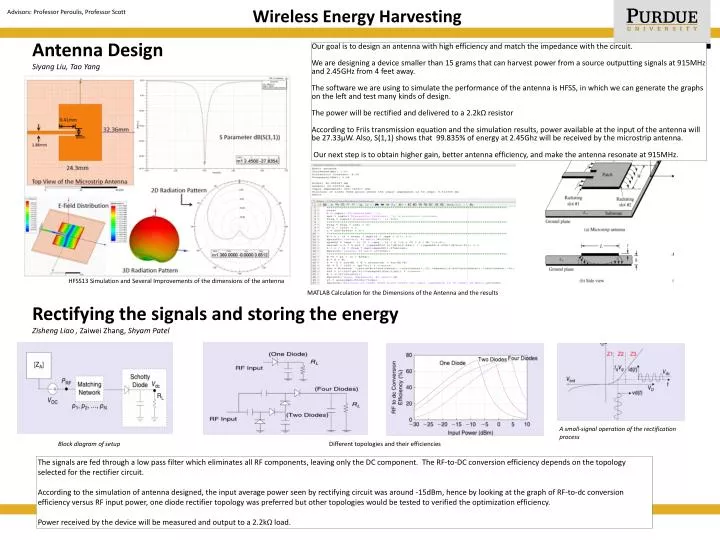 wireless energy harvesting