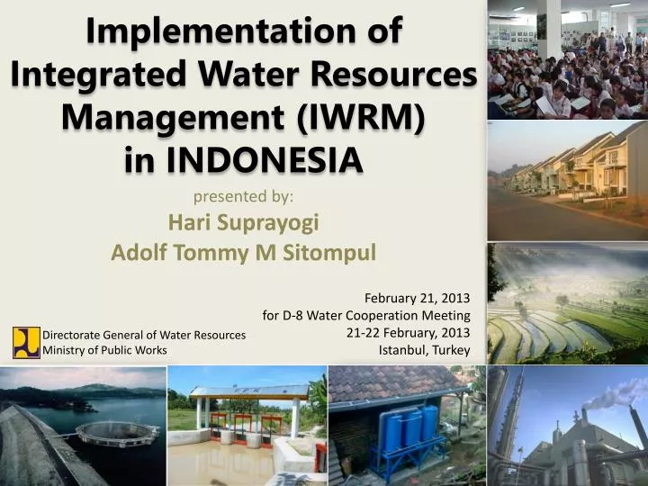 implementation of integrated water resources management iwrm in indonesia