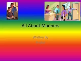 All About Manners