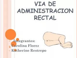 via de administracion rectal