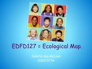 EDFD127 = Ecological Map.